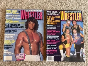 Vintage Superstar Wrestlers Magazine Lot of 2 - September 1986 & October 1986 - Picture 1 of 24