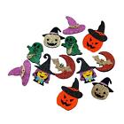 2-4 Packs of 12 Colorful Halloween Sequin Embellishments