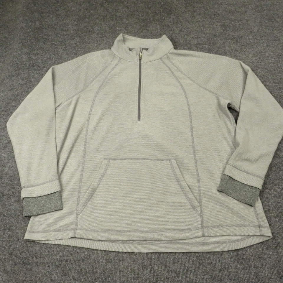 Sudadera Tek Gear Para Hombre Extra Grande Gris Manga Larga 1/4 Cremallera Cuello Bolsillo Foto 1 de 4