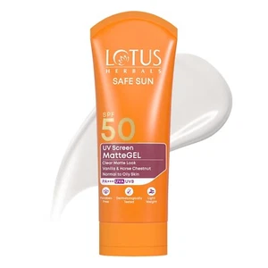 Lotus Herbals Sun UV Screen Matte Gel Sonnencreme für Unisex mit kostenlosem Versand - Bild 1 von 18