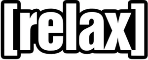 Relax Text Vinyl Sticker Decal Bracket JDM Race Drift - Choose Size & Color - Picture 1 of 2