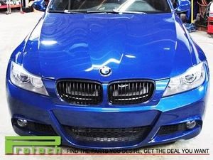 Glossy Black Hood Front Grille Replacement Fit 2009-2011 328i 335i Sedan 4Dr - Picture 1 of 2