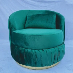 Sillón Chesterfield de lujo Casa Padrino verde / dorado - muebles de salón - Imagen 1 de 3
