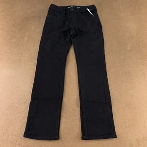 Old Navy Boys Size 10 Black Denim Straight Built-In Flex Jeans NWT - Picture 1 of 4