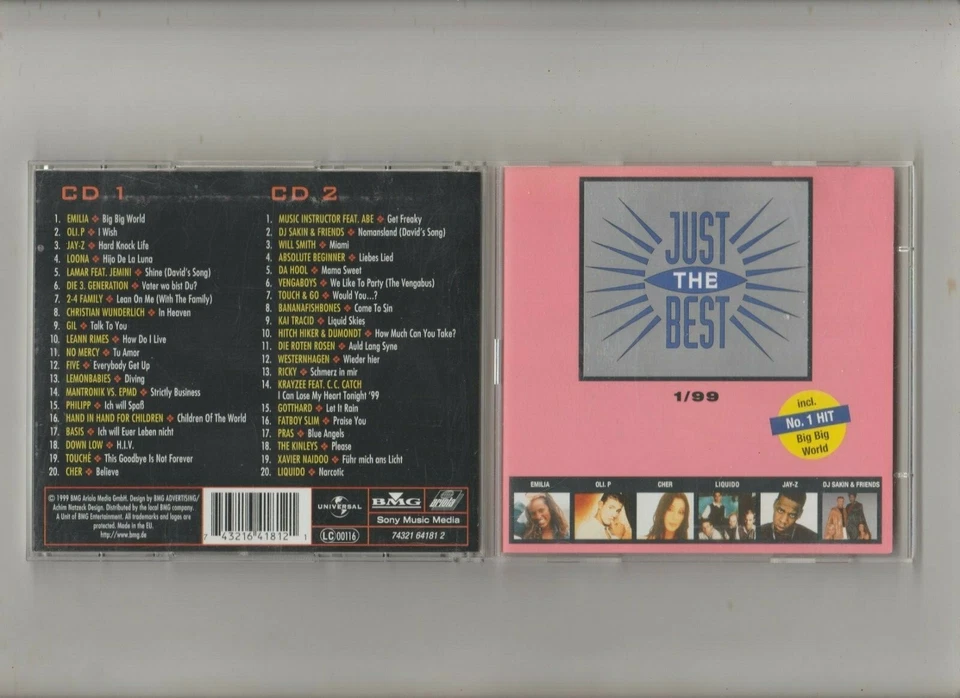  CD Just The Best 1/99 - Album 2Cds 1999 - Bild 1 von 1