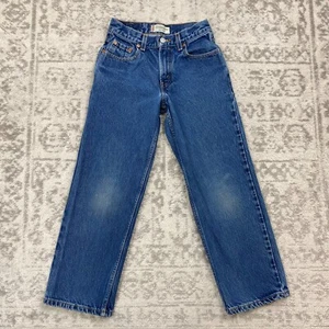 Vintage Levi's 550 Jeans Blue Relaxed Fit Medium Wash Grunge Kids Size 10 25x25 - Picture 1 of 7
