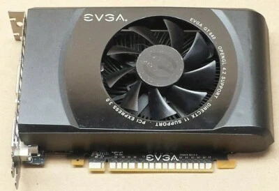 EVGA NVIDIA GEFORCE GT640 VIDEO CARD 2GB 128 BIT GDDR3 (mc860) - Image 1 of 4