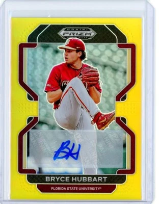 2022 Panini Prizm Draft Picks BRYCE HUBBART GOLD AUTO Autograph RC Rookie 2/10 - Image 1 of 2