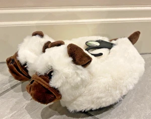 Kinder Mops Hunde Hausschuhe Kinder Jungen Mädchen Unisex Gr. UK9-10 UK11-12 Creme NEU - Bild 1 von 4