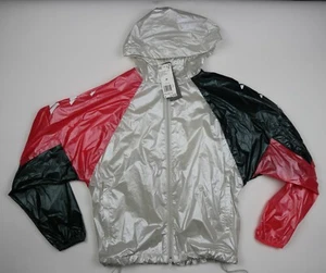 NWT $110 ADIDAS Athletics Pack WND Jacket Full Zip Hoodie DT9409 Size M - Picture 1 of 4