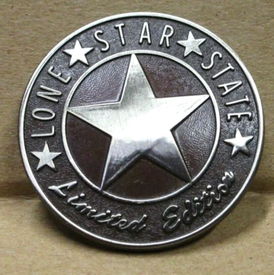 CVA Lone Star State Limited Edition Commemorative Emblem 1 7/16" Dia. (NEW/OLD)