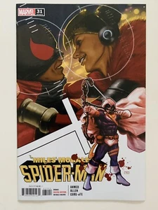 MILES MORALES SPIDER-MAN #31 9.4 NM 2021 1ST PRINT MAIN COVER  MARVEL COMICS COL - Picture 1 of 6