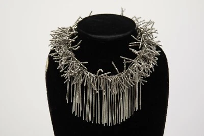 Gargantilla Brunello Cucinelli brillante multicuentas con racimo con plata 925 A191 nueva con etiquetas $3445 Foto 1 de 3