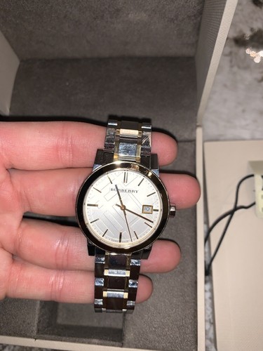 Orologio unisex Burberry The City cronografo bicolore