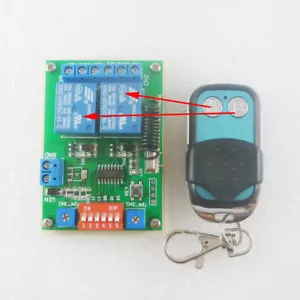 MultiFunction DC 5V RF Wireless Relay On OFF Open Close Switch Delay Time Timer - Picture 1 of 7