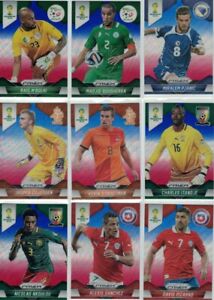2014 Panini World Cup Prizm Soccer Blue & Red Wave- Complete Your Set- You Pick
