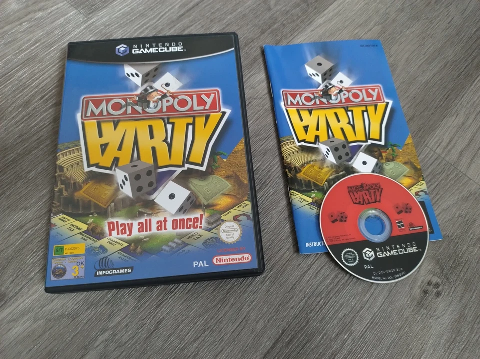 Monopoly Party  Nintendo GameCube Game (2002) UK PAL - Image 1 of 1