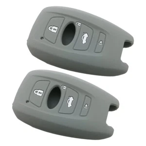 2 piezas Funda protectora gris con llave remota apta para uso de Subaru Forester Legacy Impreza - Imagen 1 de 4
