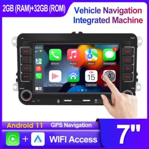 Autoradio Android 11 Carplay GPS Navi WiFi für VW GOLF 5 6 Passat Polo Touran T5 - Picture 1 of 17