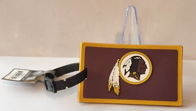 Etiqueta de equipaje de goma de los Washington Redskins - Fútbol americano NFL con licencia Foto 1 de 4
