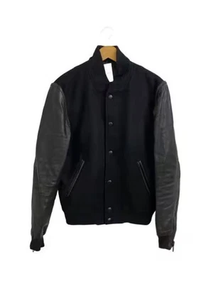 GIVENCHY Stadium Jacket, Size 44, Wool, Black, Solid Color, 11F 0600 076 - Image 1 of 4