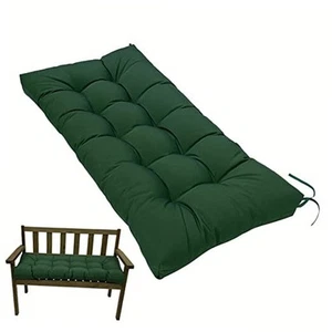 Waterproof Indoor/Outdoor Bench Cushion, Swing Cushion, Thicken Patio Green - Picture 1 of 8