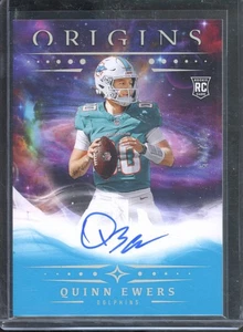 Panini Origins QUINN EWERS 2025 #RA-QEW RC novato turquesa automático/25 delfines - Imagen 1 de 2