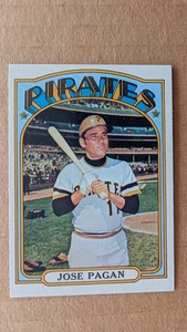 1972 Topps JOSE PAGAN Card #701 PITTSBURGH PIRATES - Picture 1 of 2
