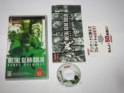 Metal Gear Solid Bande Dessinee Japanese Playstation PSP Japan import US Seller - Image 1 of 4