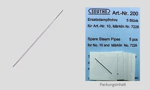 Seuthe 200 Ersatzdampfrohre, 5-Stück-Packung, für Art.- Nr. 10 - Bild 1 von 1