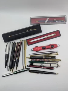 Mixed Pen Joblot For Resale Repairs All Untested May Need New Inks Novelty Lot - Picture 1 of 7