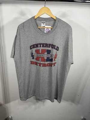 Camiseta De Colección Y2K Centerfold Gentleman’s Club Detroit Super Bowl Talla XL Roja Foto 1 de 3