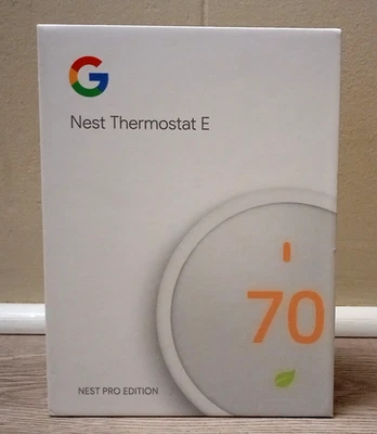Termostato Google Nest E Nest Pro Edition branco modelo A0063 T4001ES caixa aberta! - Imagem 1 de 4