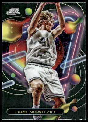 2023-24 Topps Chrome Cosmic #32 Dirk Nowitzki - Image 1 of 2