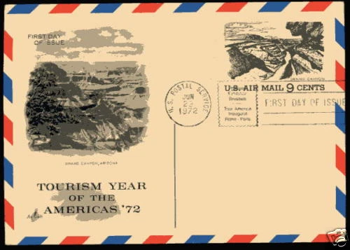 UXC12 Grand Canyon, Tourism, ArtCraft, FDC - Image 1 of 1