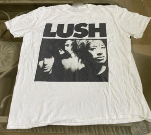 Vtg Lush Band World Tour Concert Cotton White All Size Men Women Shirt BL033 - Picture 1 of 4