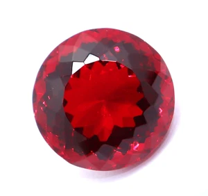 1000 Ct Natural Red Topaz Round Cut Faceted Certified Loose Gemstone - Picture 1 of 5