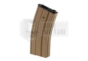 APS CARICATORE MAGGIORATO 300 bb SERIE M4 / M16 IN METALLO TAN DESERT SOFTAIR - Bild 1 von 1