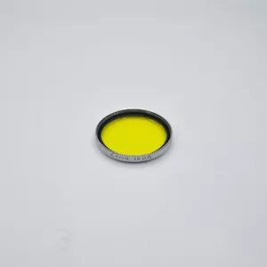 Zeiss Ikon 371/2 G2 35.5 mm yellow vintage filter genuine #113 - Picture 1 of 3