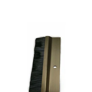 Paraspifferi marrone Brixo con spazzolino porte finestre lunghezza 100 cm - Foto 1 di 1