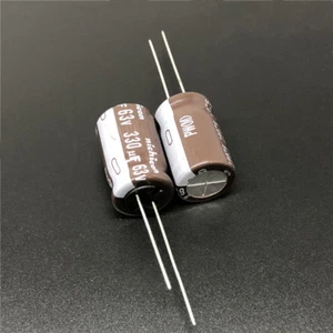 10/100pcs 63V 330uF 63V Nichicon PW 12.5x20 Low Impedance Long Life Capacitor - Picture 1 of 2