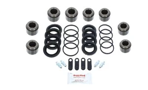 for MITSUBISHI EVO 7 8 9 FRONT Brake Caliper Rebuild Repair Kit+Pistons S/S BS - Picture 1 of 3