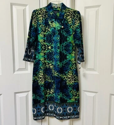 Leslie Fay 3/4 Sleeve Dress, Size-8 - Image 1 of 4