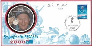 Australia - Sydney, 2000 Olympic Games Autographed Stamp cover, Ian Peel - Picture 1 of 1