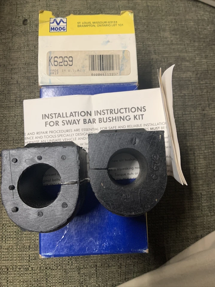 Buje o kit de marco de barra estabilizadora Moog K6269 pieza antigua nueva. Back When MOOG Was Great Foto 1 de 1