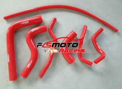 FSMOTO Rosso Silicone Radiatore Tubo PER Suzuki Samurai 1986-1995 Sierra SJ413 1984-96