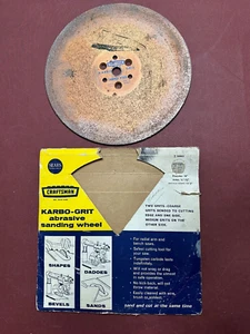 Craftsman 10" Karbo-Grit Abrasive Sanding Wheel No 9-30003 With Original Package - Picture 1 of 8