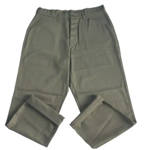 Pantalones informales USMCNavy Land Force réplica Segunda Guerra Mundial Ejército de Estados Unidos Pantalones HBT - Imagen 1 de 4