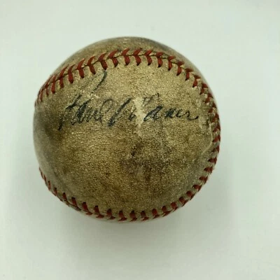 Paul Waner Single Signed 1940's National League Frick Baseball With JSA COA RARE - Image 1 of 4