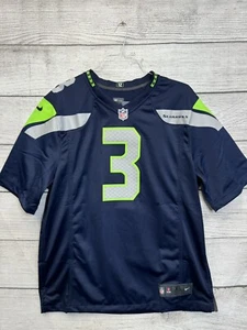 New Nike Seattle Seahawks Russell Wilson #3 Navy Blue Jersey Men’s Size XL - Picture 1 of 6